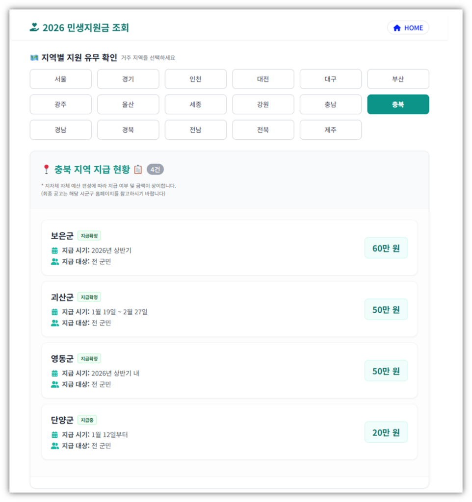 2026년 민생지원금 4차 지급 계획 있을까??