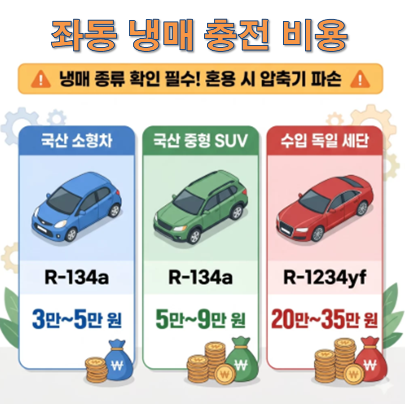 좌동 자동차 에어컨 냉매충전 저렴한 카센타 추천 및 후기