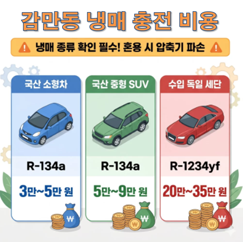 감만동 자동차 에어컨 냉매충전 저렴한 카센타 추천 및 후기
